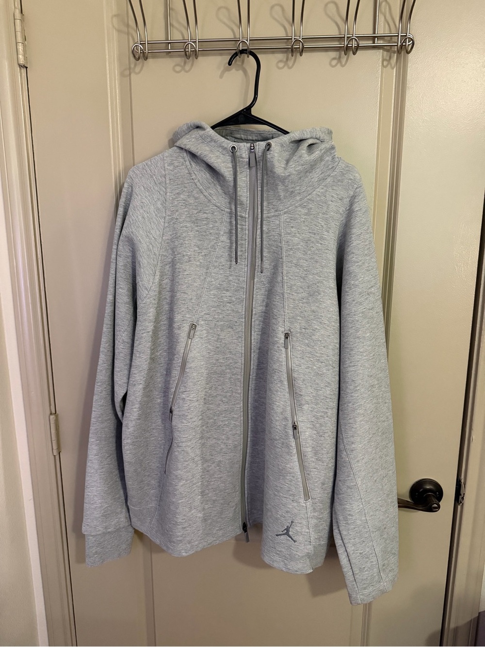 Jordan Ultimate Flight Full-Zip Hoodie – Men’s XXL Gray